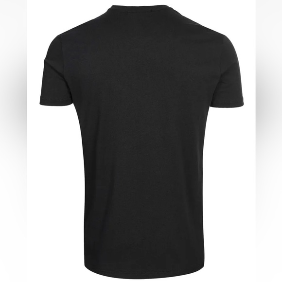 New with tags, Roberto Cavalli Men's Black Logo Graphic Print Short Sleeve Tee - Picture 2 of 8